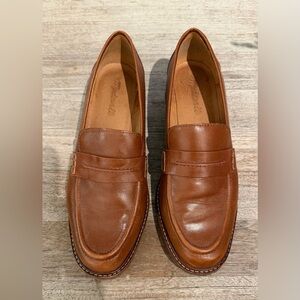 Madewell Brown Leather Loafers